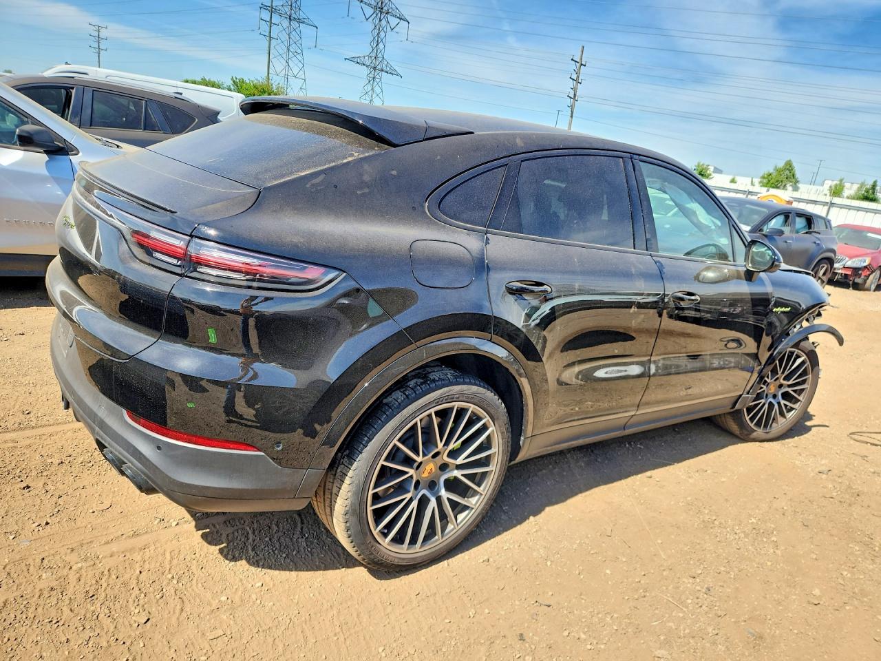 2023 Porsche Cayenne VIN WP1BE2AY7PDA28342 COPART salvage auction — Front End, IL - SALVAGE CERTIFICATE, sold $32,000 on 2026-08-13 (photo 3)