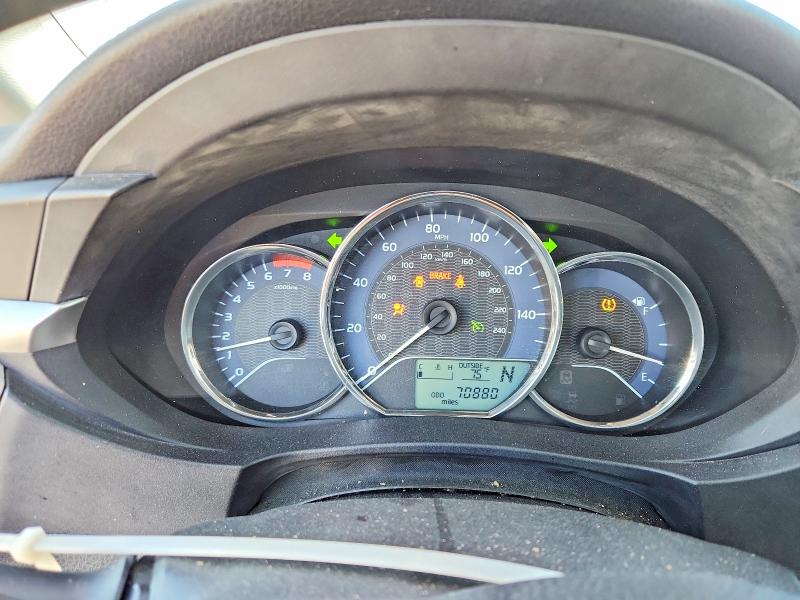 2015 Toyota Corolla VIN 5YFBURHE4FP188909 COPART salvage auction — FRONT END, Ca - Salvage Certificate, sold $625 on 2026-07-13 (photo 9)
