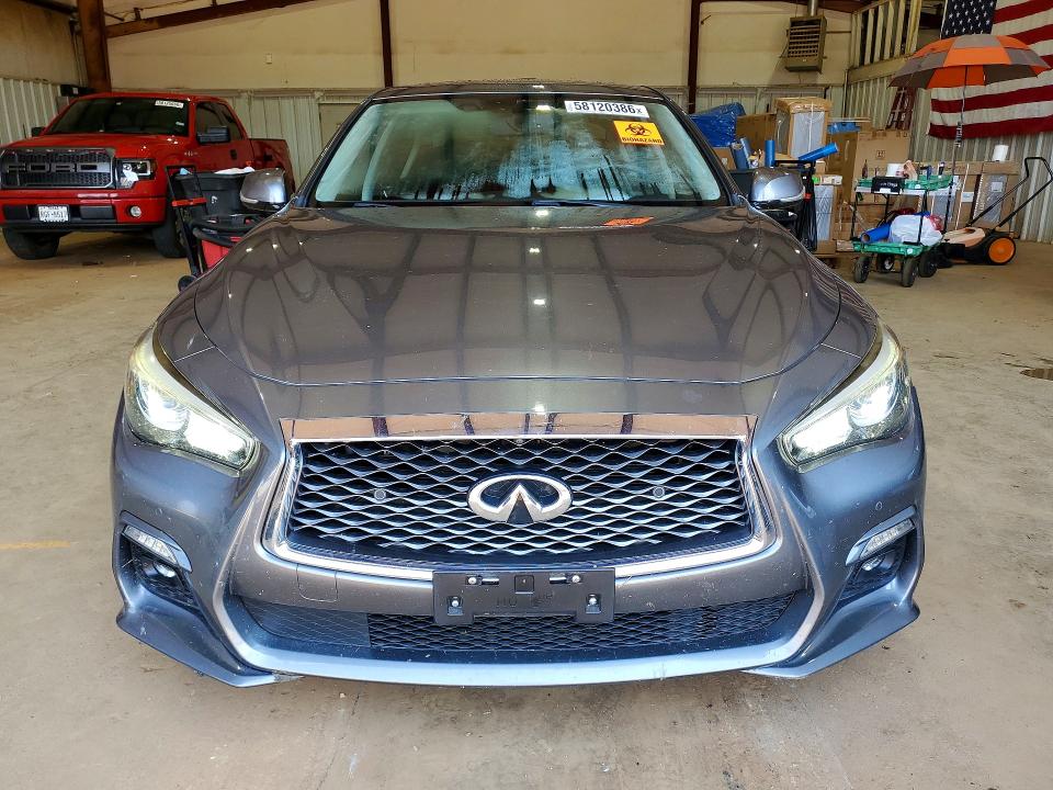 2019 Infiniti VIN JN1EV7AR6KM592323 COPART salvage auction — WATER/FLOOD, TX - SALVAGE TITLE-FLOOD DAMAGE (P), sold $7,300 on 2026-07-20 (photo 5)