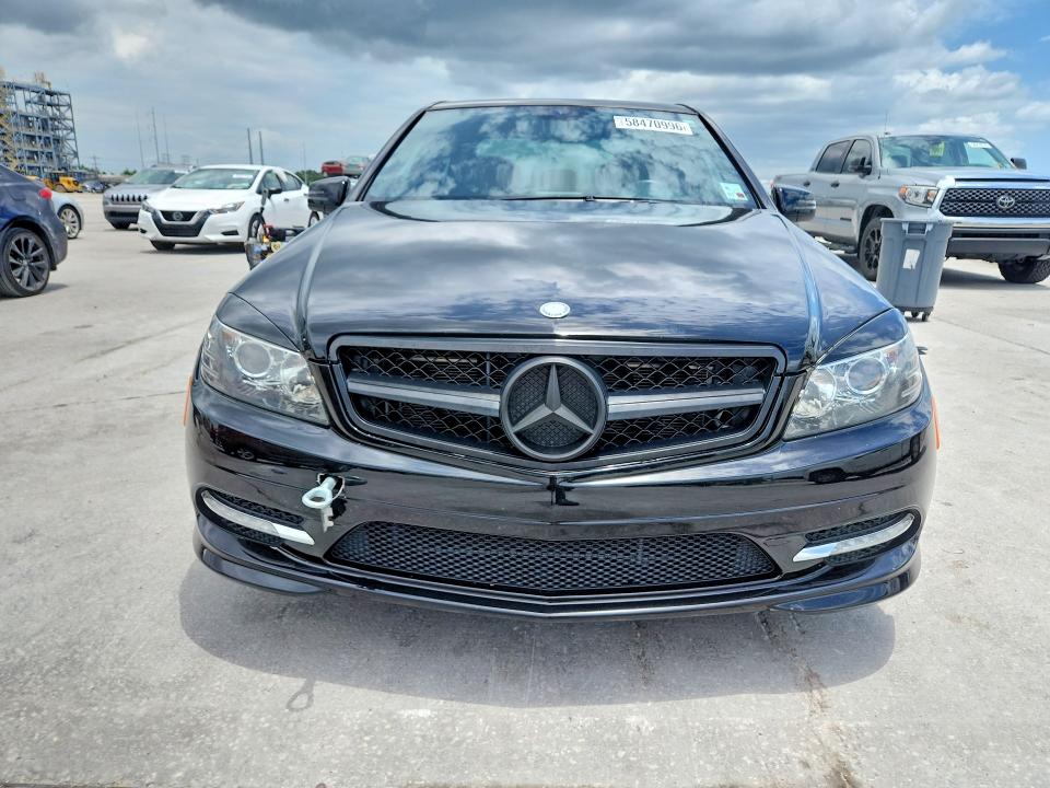 2011 Mercedes-benz C class VIN WDDGF5EB8BR185276 COPART salvage auction — WATER/FLOOD, La - Cert Of Title-Salvage Flood, sold $450 on 2026-07-15 (photo 5)