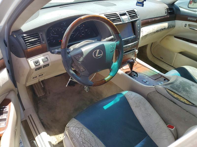 2010 Lexus Ls 460 VIN JTHBL5EF8A5098563 COPART salvage auction — FRAME DAMAGE, Nc - Dlr Only-Clean/Over 25% Damage, sold $1,500 on 2026-07-02 (photo 8)