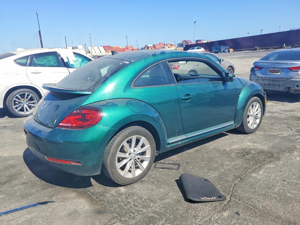 2018 Volkswagen Beetle VIN 3VWFD7ATXJM714746 COPART salvage auction — FRONT END, Ca - Salvage Certificate, sold $1,600 on 2026-07-19 (photo 3)