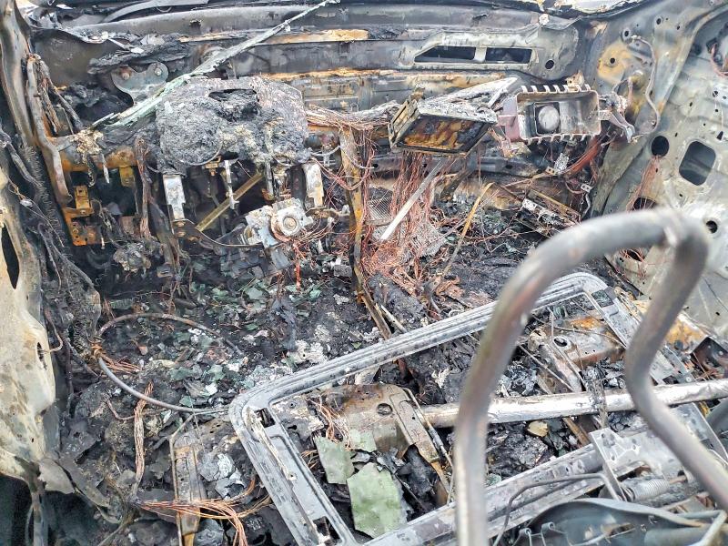 2018 Infiniti Qx60 VIN 5N1DL0MM8JC520755 COPART salvage auction — INTERIOR BURN, IL - JUNKING CERT OF A VEHICLE, sold $250 on 2026-07-24 (photo 8)