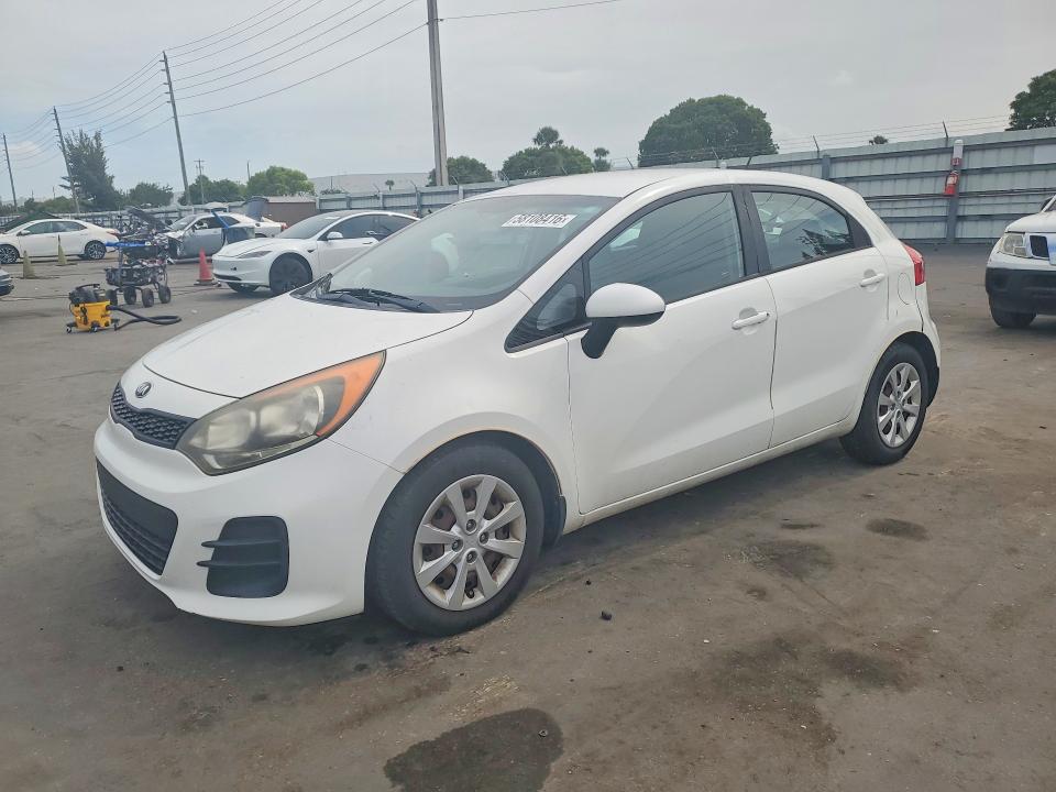 2017 Kia Rio VIN KNADM5A35H6007902 COPART salvage auction — MECHANICAL, Fl - Certificate Of Title (P), sold $275 on 2026-07-08 (photo 1)