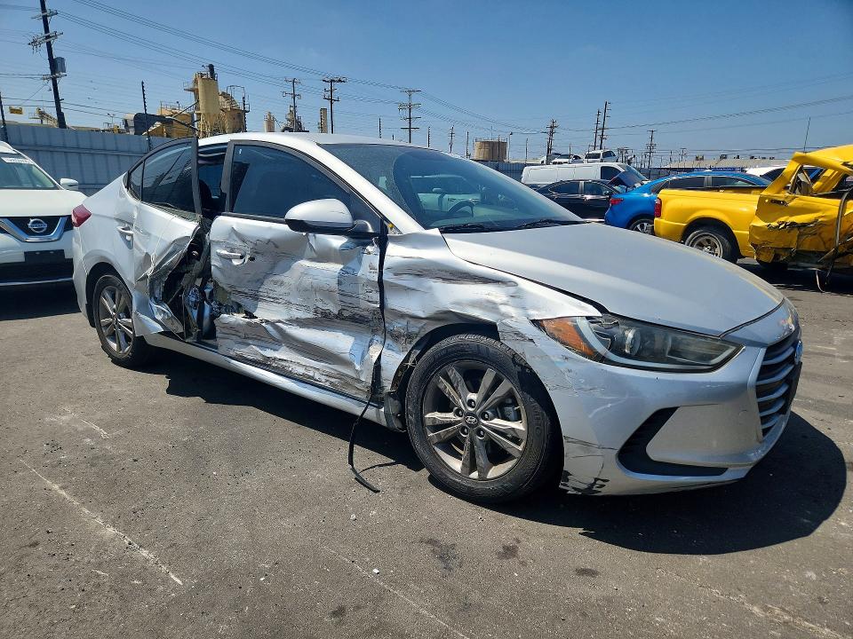2018 Hyundai Elantra VIN KMHD84LF9JU702826 COPART salvage auction — SIDE, Ca - Salvage Certificate, sold $2,350 on 2026-07-08 (photo 4)