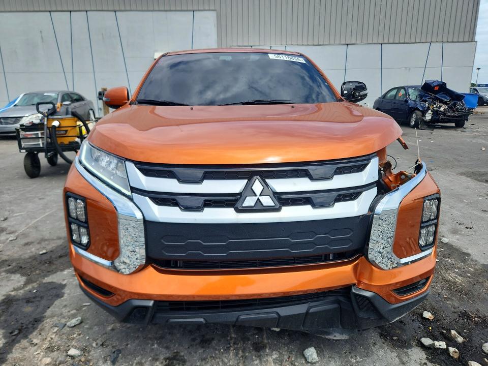 2022 Mitsubishi Outlander VIN JA4APVAU9NU017548 COPART salvage auction — FRONT END, Fl - Certificate Of Destruction, sold $4,500 on 2026-07-13 (photo 5)
