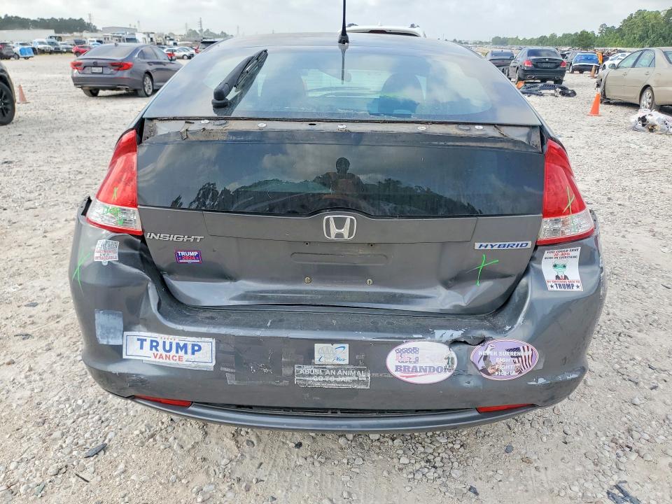2010 Honda Insight VIN JHMZE2H57AS020366 COPART salvage auction — REAR END, Tx - Salvage Vehicle Title, sold $475 on 2026-07-28 (photo 6)