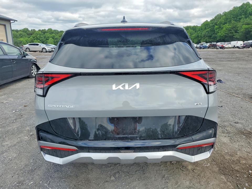 2024 Kia Sportage VIN 5XYK5CDF0RG226721 COPART salvage auction — Burn Engine, Pa - Certificate Of Salvage, sold $8,100 on 2026-07-16 (photo 6)