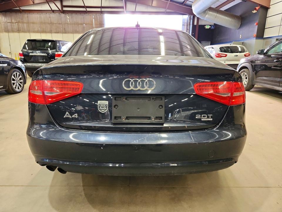 2013 Audi A4 VIN WAUFFAFLXDN039510 COPART salvage auction — FRONT END, Vt - Certificate Of Title, sold $1,900 on 2026-07-21 (photo 6)
