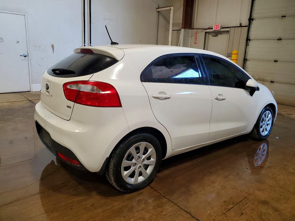 2013 Kia Rio VIN KNADM5A3XD6301080 COPART salvage auction — MECHANICAL, Pa - Cert Of Title, sold $1,000 on 2026-07-23 (photo 3)