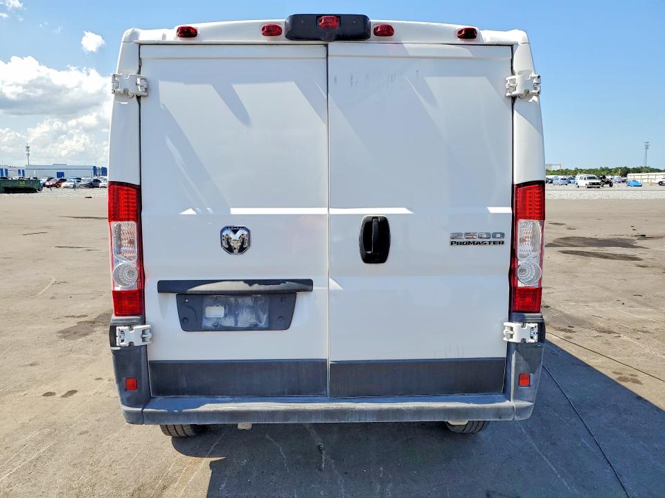2025 Ram Promaster 2500 VIN 3C6LRVVG3SE512519 COPART salvage auction — FRONT END, FL - CERTIFICATE OF TITLE (P), sold $16,000 on 2026-07-29 (photo 6)
