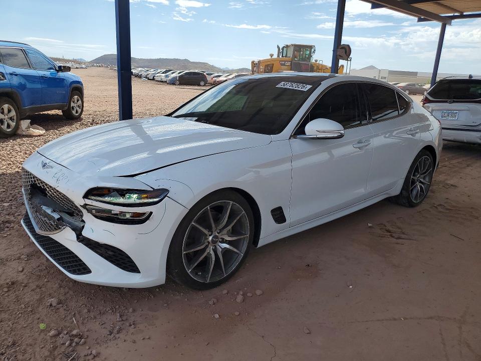 2022 Genesis Gv70 VIN KMTG34TA9NU098528 COPART salvage auction — FRONT END, Az - Cert Of Title - Salvage, sold $6,900 on 2026-07-07 (photo 1)