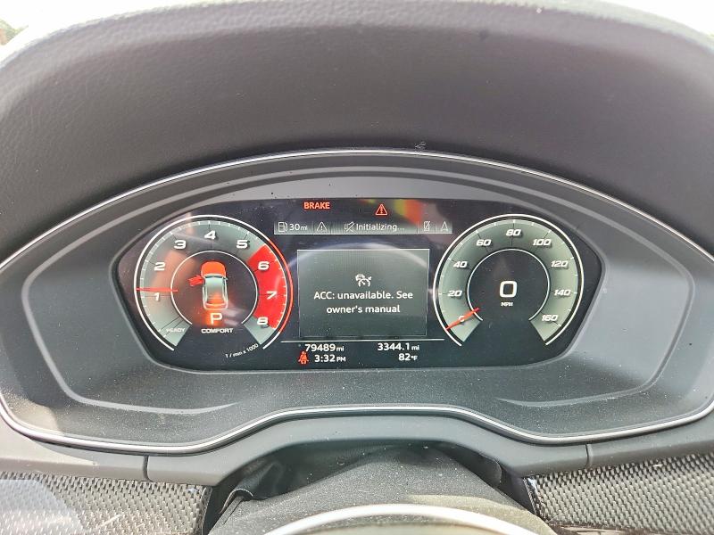 2022 Audi VIN WA1B4AFY4N2135679 COPART salvage auction — FRONT END, Nj - Cert Of Title-Salvage, sold $10,900 on 2026-07-31 (photo 9)
