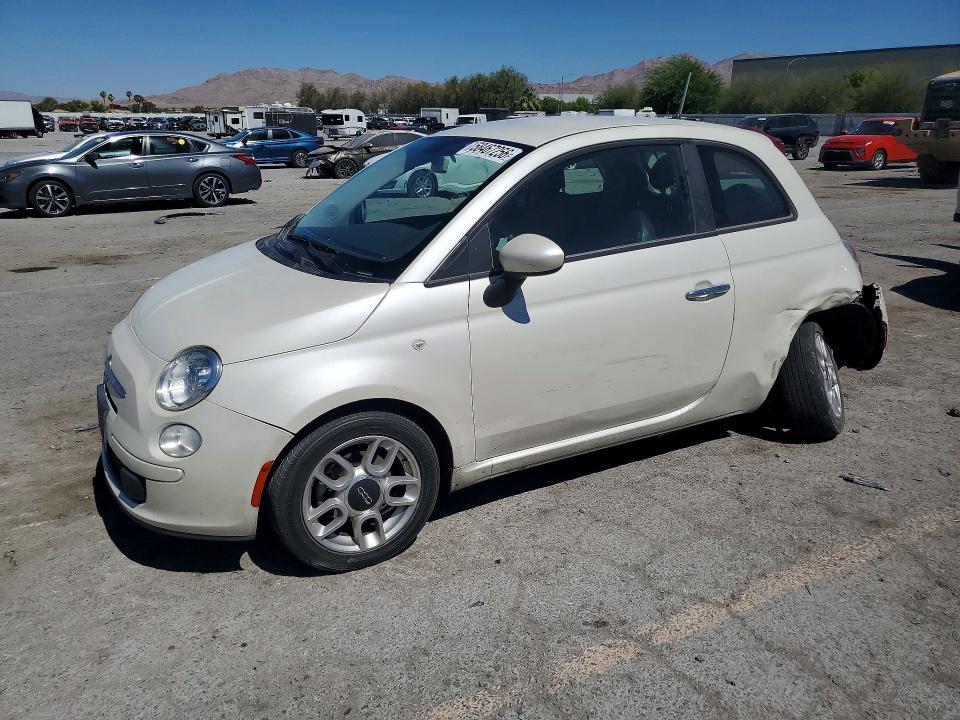 2012 Fiat VIN 3C3CFFAR9CT349018 COPART salvage auction — REAR END, Id - Salvage Certificate Of Title, sold $550 on 2026-09-08 (photo 1)