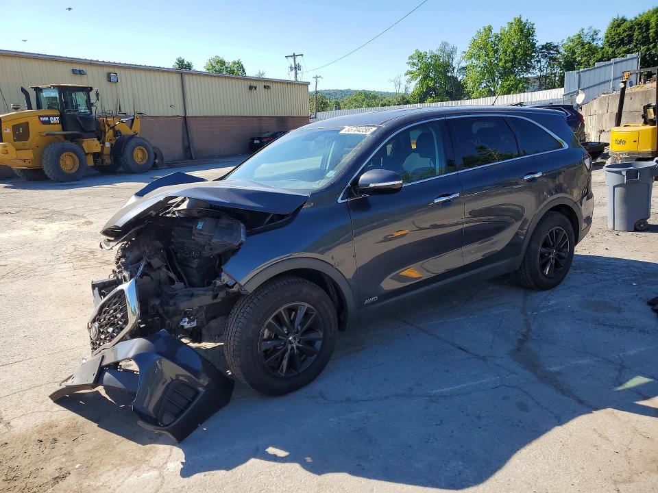 2019 Kia VIN 5XYPGDA30KG527110 COPART salvage auction — FRONT END, NY - MV-907A SALVAGE CERTIFICATE, sold $325 on 2026-07-23 (photo 1)