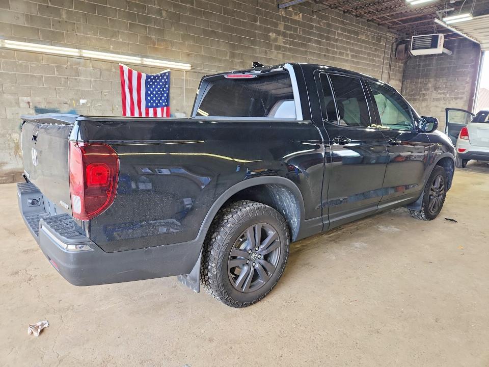 2019 Honda Ridgeline VIN 5FPYK3F19KB029247 COPART salvage auction — MINOR DENT/SCRATCHES, NY - MV-907A SALVAGE CERTIFICATE, sold $4,550 on 2026-07-06 (photo 3)
