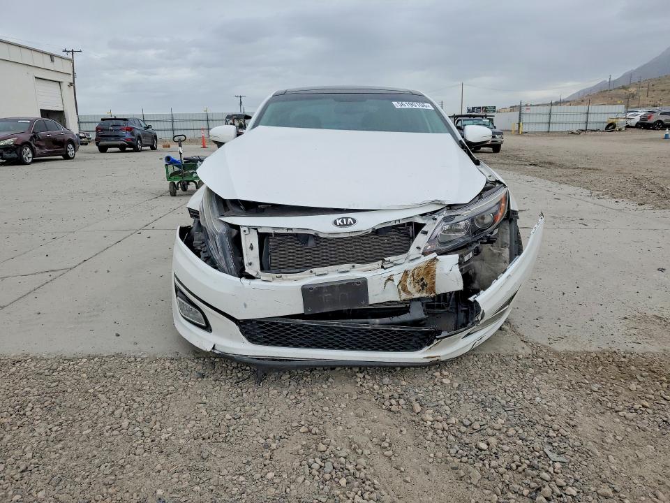 2015 Kia Optima VIN 5XXGN4A76FG479678 COPART salvage auction — FRONT END, Ut - Salvage Certificate, sold $1,050 on 2026-07-27 (photo 5)