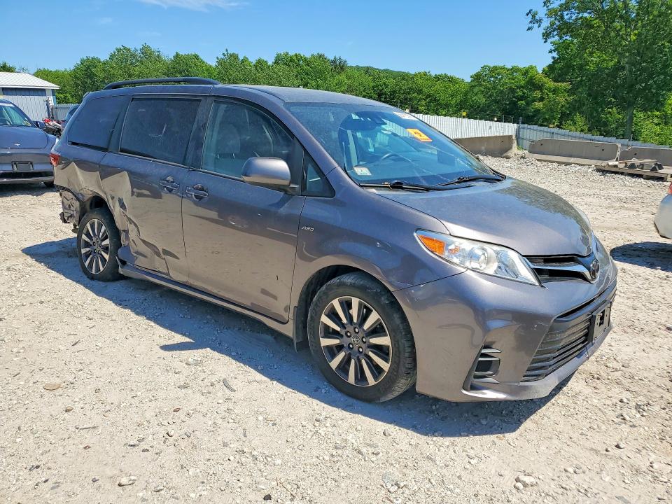 2020 Toyota Sienna VIN 5TDJZ3DC2LS242368 COPART salvage auction — SIDE, Ma - Cert Of Title-Salvage, sold $3,550 on 2026-07-15 (photo 4)