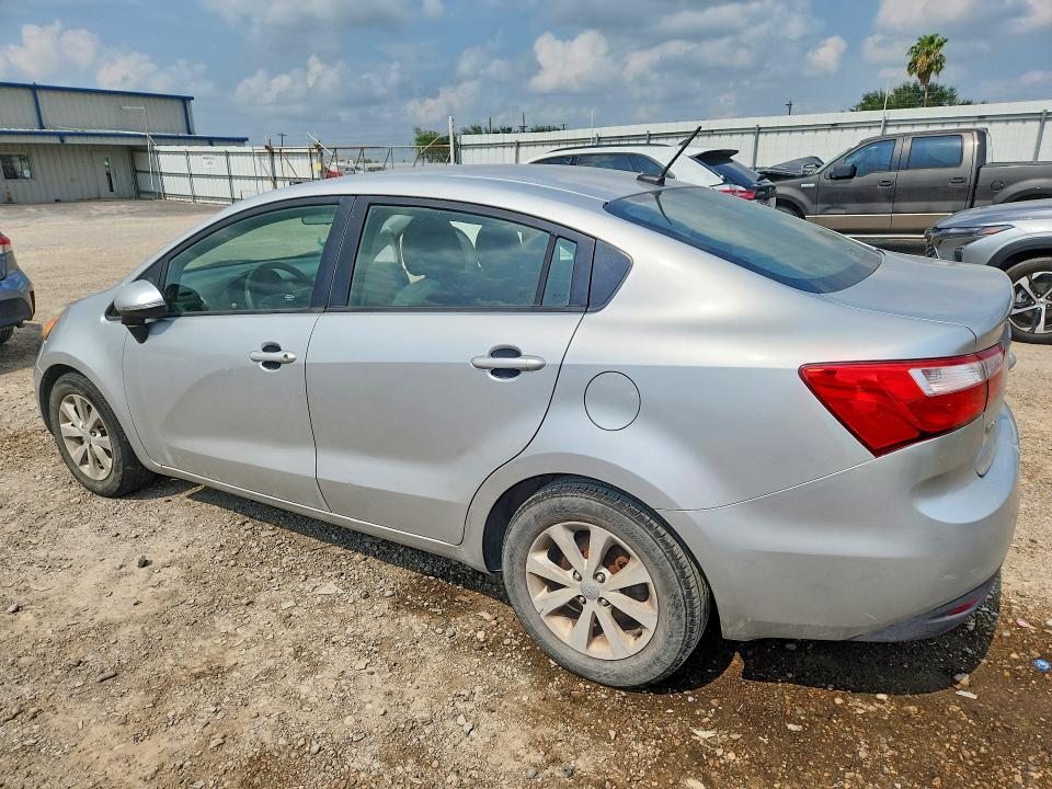 2012 Kia Rio VIN KNADN4A34C6044245 COPART salvage auction — SIDE, Tx - Salvage Vehicle Title, sold $500 on 2026-07-29 (photo 2)