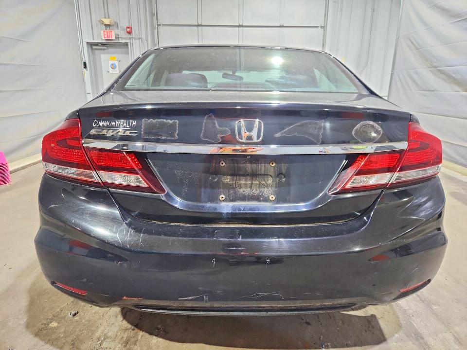 2013 Honda VIN 2HGFB2F87DH556029 COPART salvage auction — FRONT END, Ma - Cert Of Title-Reconstrctd Coll, sold $725 on 2026-07-02 (photo 6)