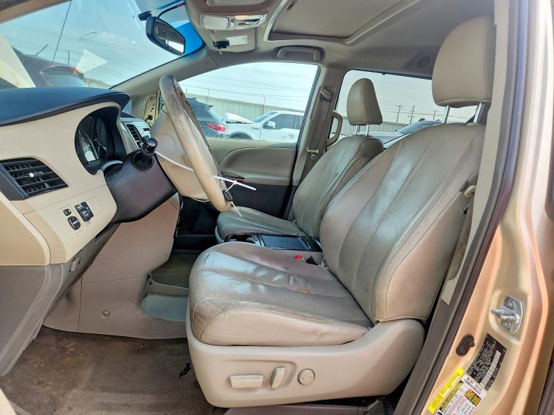 2012 Toyota VIN 5TDYK3DC6CS238892 COPART salvage auction — FRONT END, TX - SALVAGE VEHICLE TITLE, sold $1,850 on 2026-07-24 (photo 7)
