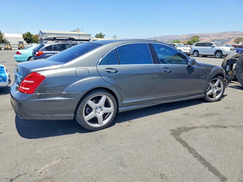 2012 Mercedes-benz S-klasse VIN WDDNG7DB4CA439955 COPART salvage auction — FRONT END, Ca - Salvage Certificate, sold $5,300 on 2026-07-14 (photo 3)