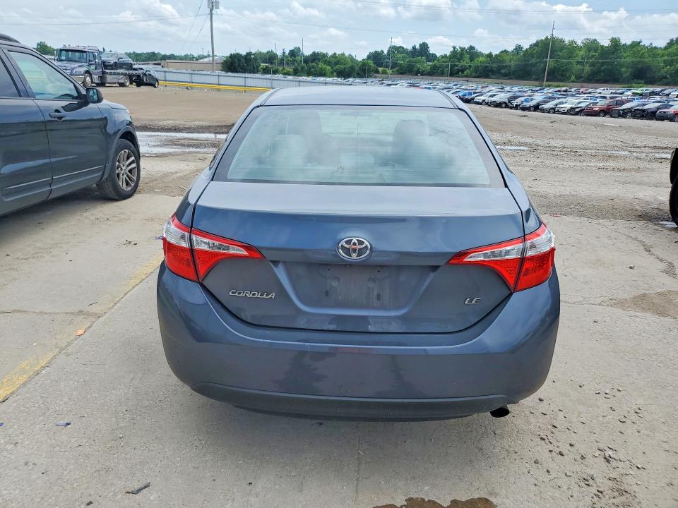 2016 Toyota Corolla VIN 5YFBURHE5GP443018 COPART salvage auction — ROLLOVER, Ky - Cert Of Title-Salvage, sold $1,850 on 2026-07-22 (photo 6)