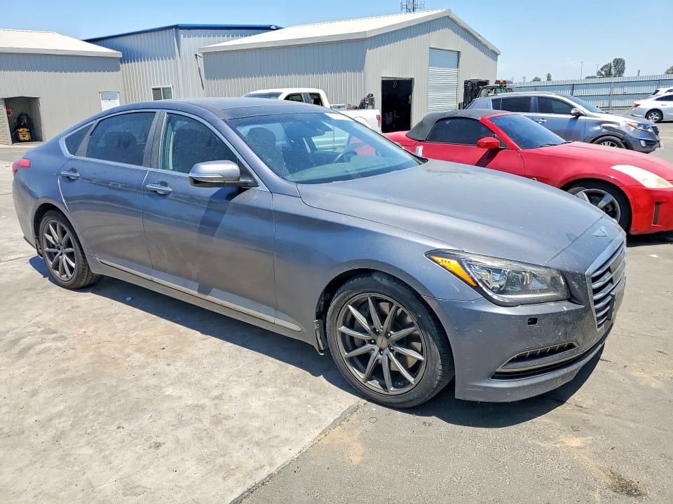 2015 Hyundai Genesis VIN KMHGN4JE3FU079680 COPART salvage auction — UNDERCARRIAGE, Ca - Salvage Certificate, sold $1,450 on 2026-07-20 (photo 4)
