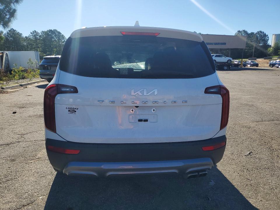 2022 Kia Telluride VIN 5XYP64HC7NG283758 COPART salvage auction — FRONT END, Sc - Cert Of Title-Salvage, sold $4,200 on 2026-07-17 (photo 6)