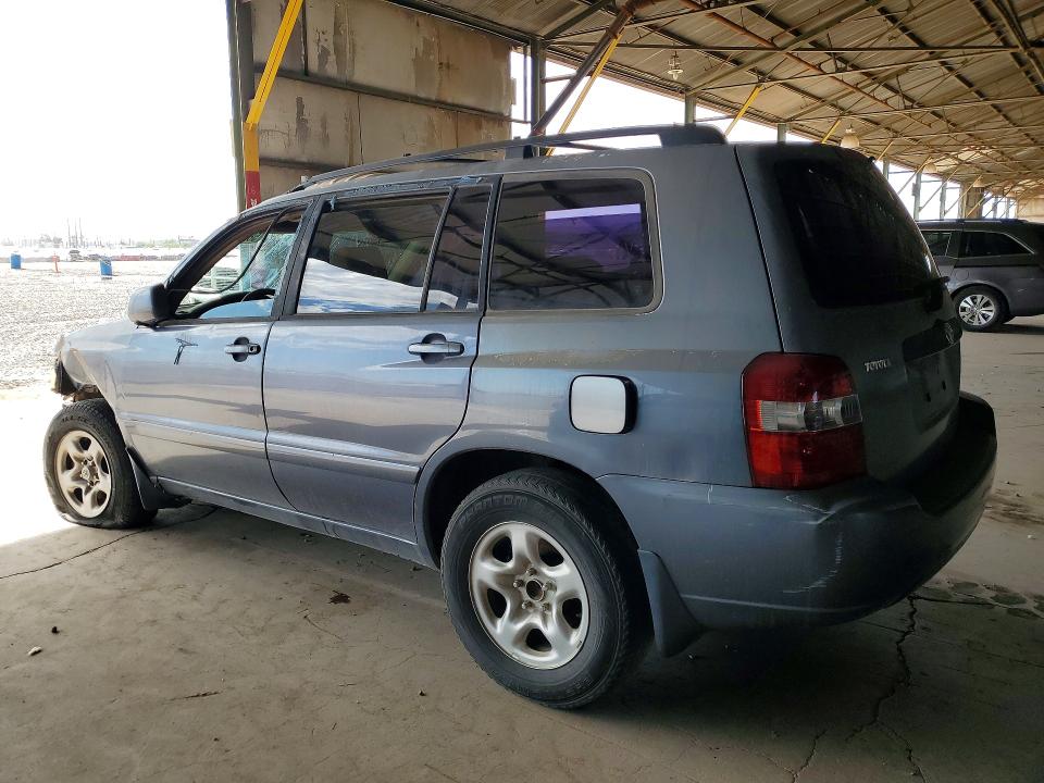 2005 Toyota Highlander VIN JTEGD21A150121645 COPART salvage auction — FRONT END, Az - Certificate Of Title, sold $500 on 2026-07-08 (photo 2)