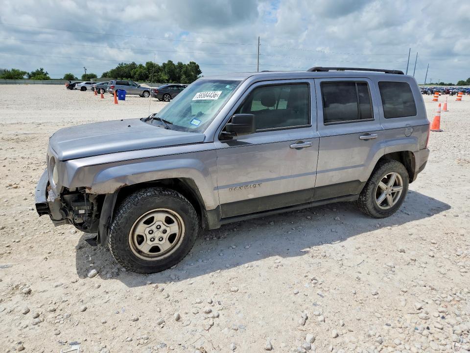 2016 Jeep Liberty (patriot) VIN 1C4NJPBA4GD524790 COPART salvage auction — FRONT END, Tx - Certificate Of Title, sold $200 on 2026-07-09 (photo 1)