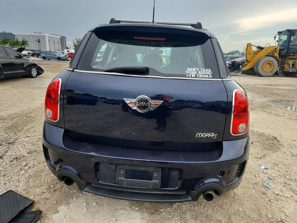2012 Mini VIN WMWZC3C53CWL87276 COPART salvage auction — FRONT END, Fl - Cert Of Title Slvg Rebuildable, sold $325 on 2026-08-07 (photo 6)