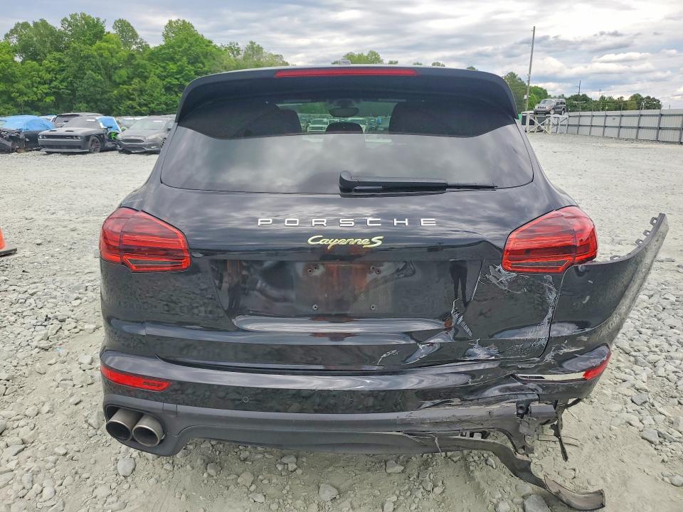 2018 Porsche Cayenne VIN WP1AE2A23JLA72553 COPART salvage auction — REAR END, Nc - Salvage Certificate Of Title, sold $2,050 on 2026-07-29 (photo 6)