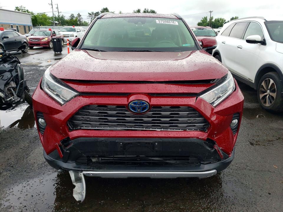 2019 Toyota Rav 4 VIN JTMDWRFV4KD013921 COPART salvage auction — FRONT END, Ct - Cert Of Title-Salvage, sold $9,000 on 2026-07-17 (photo 5)