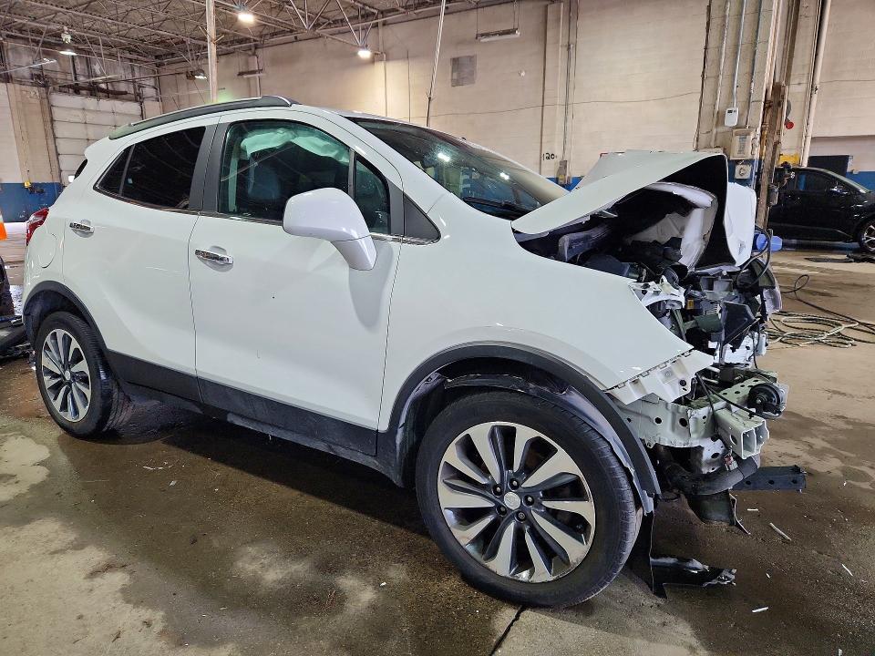 2022 Buick Encore VIN KL4CJESM0NB500415 COPART salvage auction — FRONT END, MI - CERTIFICATE OF TITLE, sold $300 on 2026-07-16 (photo 4)