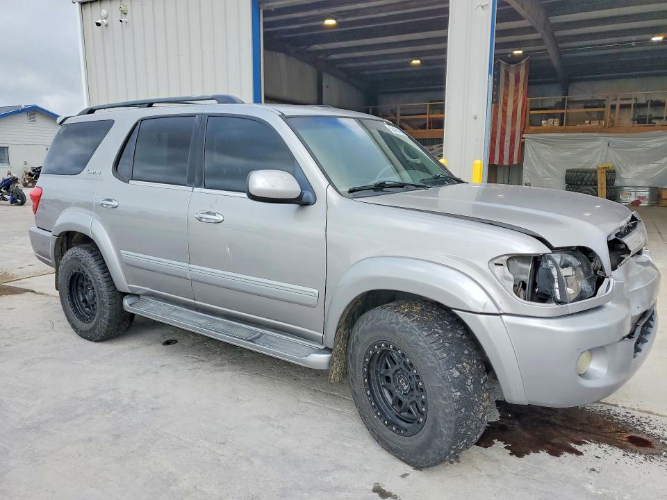 2005 Toyota Sequoia VIN 5TDBT48AX5S236793 COPART salvage auction — FRONT END, Ar - Cert Of Title-Salvage, sold $350 on 2026-07-27 (photo 4)