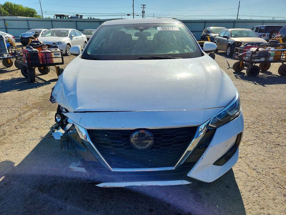 2022 Nissan Sentra VIN 3N1AB8CV8NY224959 COPART salvage auction — FRONT END, Pa - Certificate Of Salvage, sold $2,900 on 2026-07-02 (photo 5)