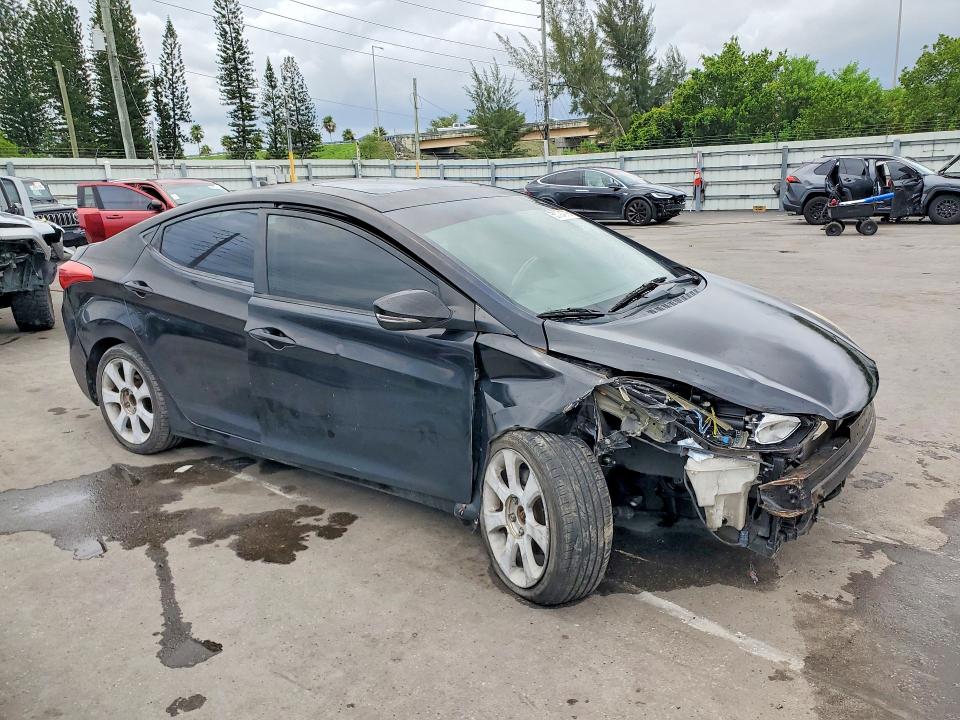 2011 Hyundai Elantra VIN KMHDH4AE5BU084500 COPART salvage auction — FRONT END, FL - CERTIFICATE OF DESTRUCTION, sold $400 on 2026-07-20 (photo 4)