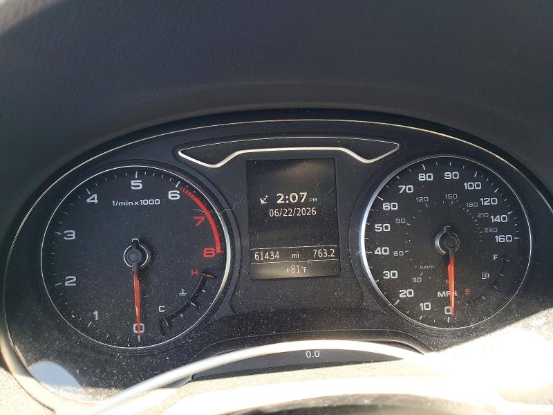 2015 Audi VIN WAUCCGFF2F1006505 COPART salvage auction — FRONT END, CA - SALVAGE CERTIFICATE, sold $900 on 2026-07-27 (photo 9)