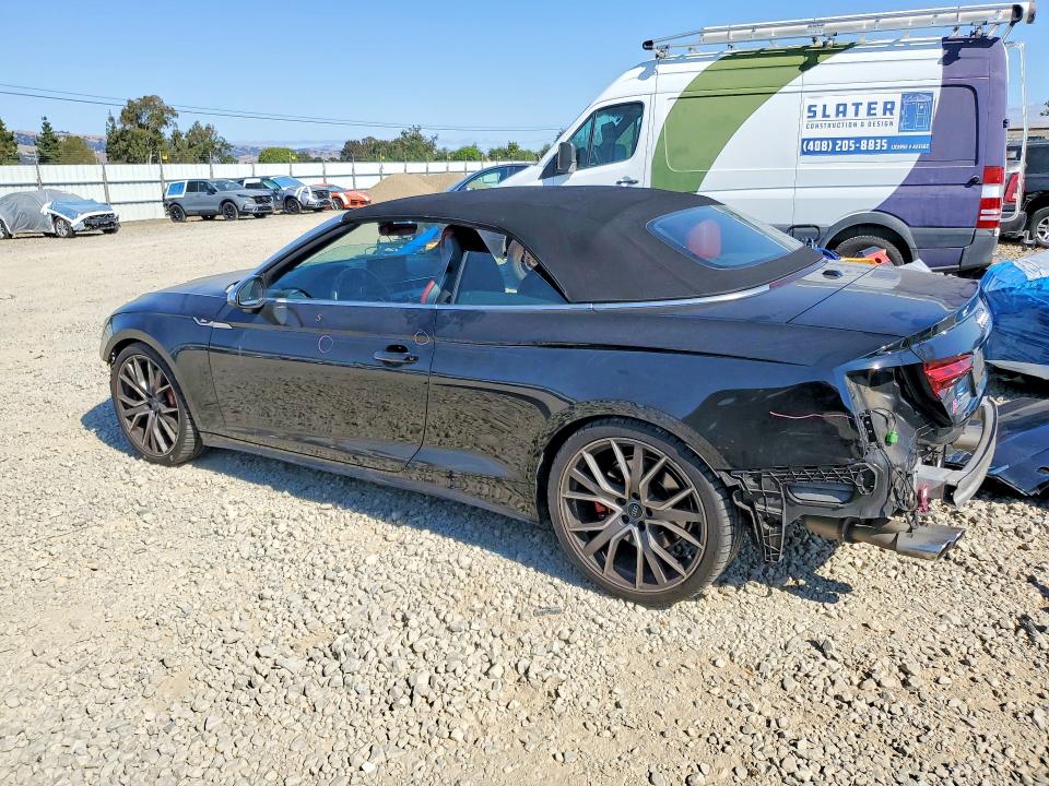 2021 Audi Rs5 VIN WAUY4GF5XMN001486 COPART salvage auction — FRONT END, Ca - Salvage Certificate, sold $7,500 on 2026-07-28 (photo 2)