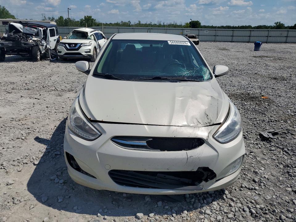 2016 Hyundai Accent VIN KMHCU4AE2GU050416 COPART salvage auction — FRONT END, Al - Cert Of Title-Salvage Title, sold $725 on 2026-07-16 (photo 5)