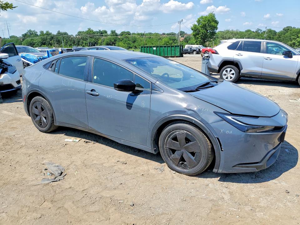 2024 Toyota Prius VIN JTDACAAUXR3026376 COPART salvage auction — FRONT END, Fl - Certificate Of Destruction, sold $7,000 on 2026-07-09 (photo 4)