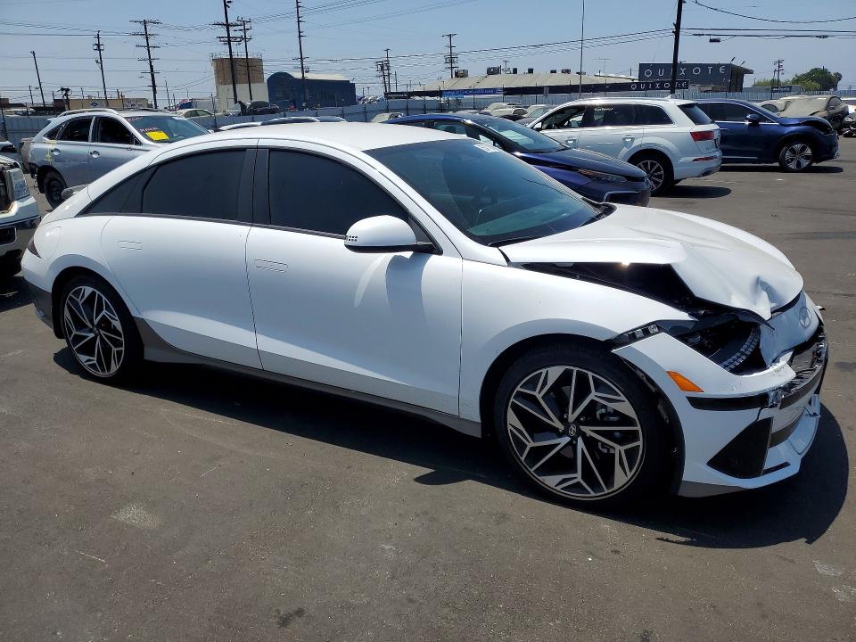 2025 Hyundai VIN KMHM34AA1SA114556 COPART salvage auction — FRONT END, Ca - Salvage Certificate, sold $9,700 on 2026-07-08 (photo 4)