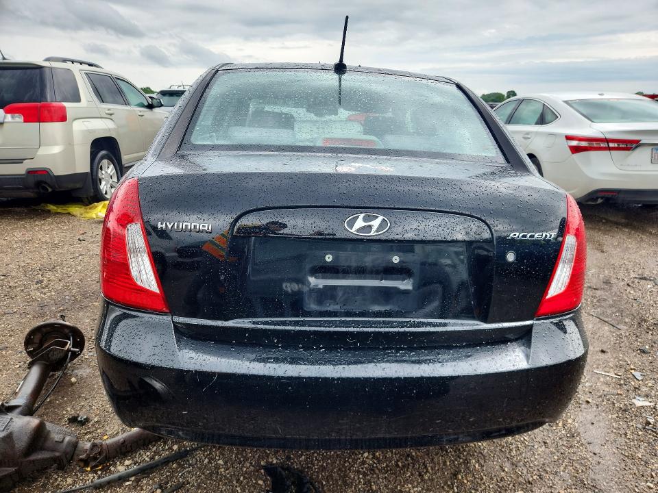 2010 Hyundai Accent VIN KMHCN4AC0AU431233 COPART salvage auction — FRONT END, Wv - Salvage Certificate, sold $250 on 2026-07-30 (photo 6)