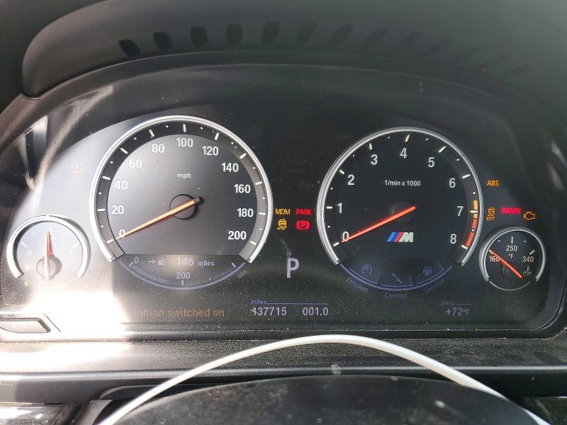 2013 BMW M5 VIN WBSFV9C52DC774089 COPART salvage auction — MINOR DENT/SCRATCHES, Ga - Certificate Of Title (P), sold $9,800 on 2026-07-28 (photo 9)