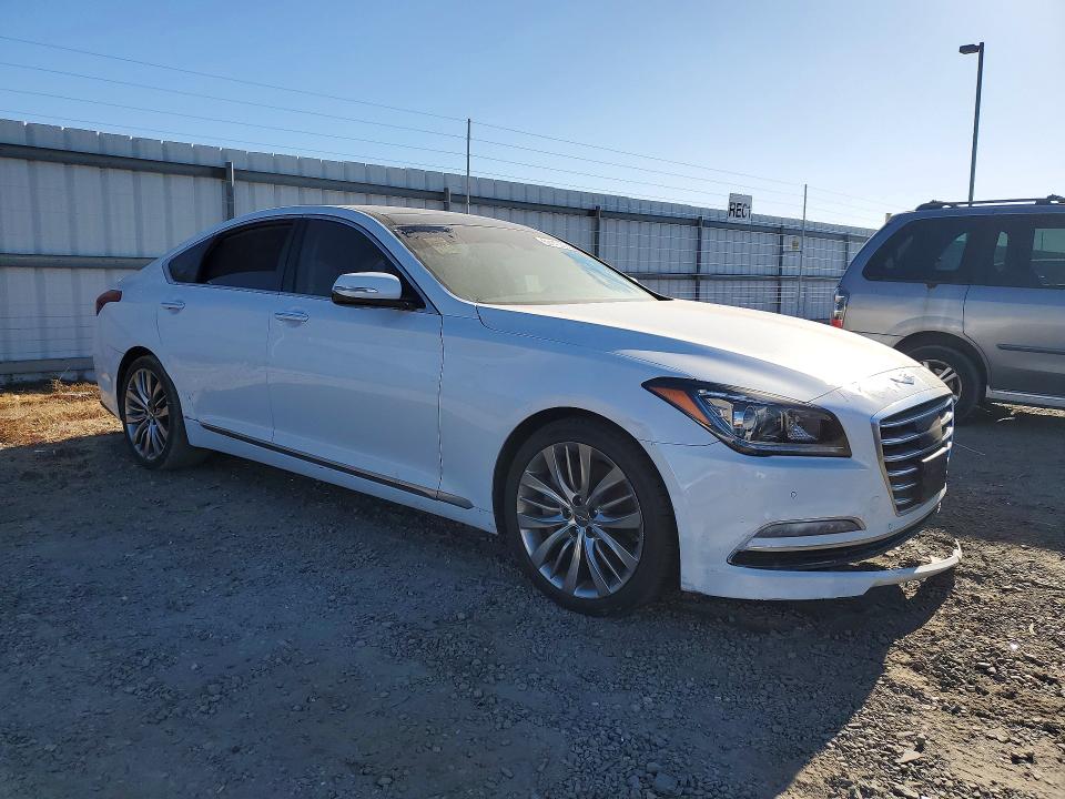 2015 Hyundai Genesis VIN KMHGN4JFXFU019226 COPART salvage auction — FRONT END, Ca - Dis/Dlr/Exp Only Clean Title, sold $15 on 2026-07-21 (photo 4)