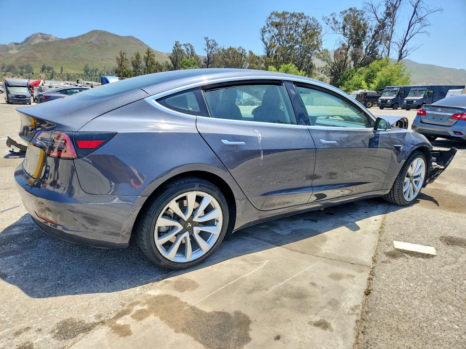 2018 Tesla Model 3 VIN 5YJ3E1EA3JF052750 COPART salvage auction — FRONT END, Ca - Salvage Certificate, sold $3,350 on 2026-07-02 (photo 3)
