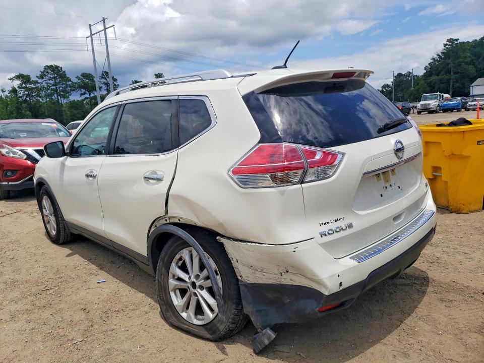 2016 Nissan Rogue VIN JN8AT2MT6GW029350 COPART salvage auction — REAR END, LA - CERT OF TITLE-SALVAGE, sold $250 on 2026-07-24 (photo 2)