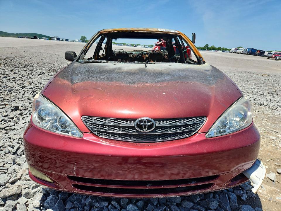 2004 Toyota Camry VIN 4T1BE32K94U274558 COPART salvage auction — INTERIOR BURN, Tn - Salvage Certificate, sold $150 on 2026-07-06 (photo 5)