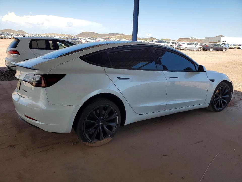2020 Tesla VIN 5YJ3E1EBXLF646361 COPART salvage auction — FRONT END, Az - Cert Of Title - Salvage, sold $3,150 on 2026-07-07 (photo 3)